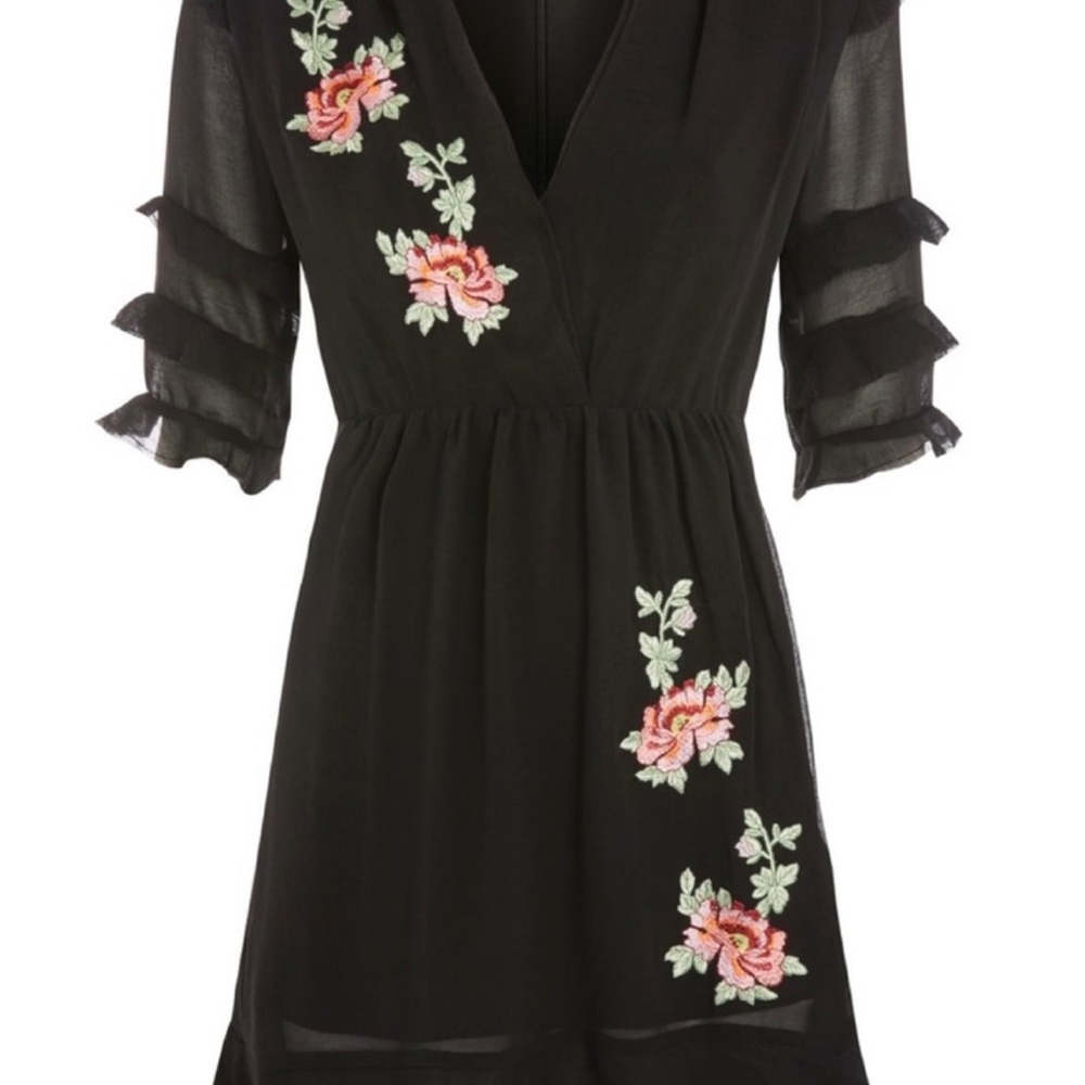 TOPSHOP floral mini dress